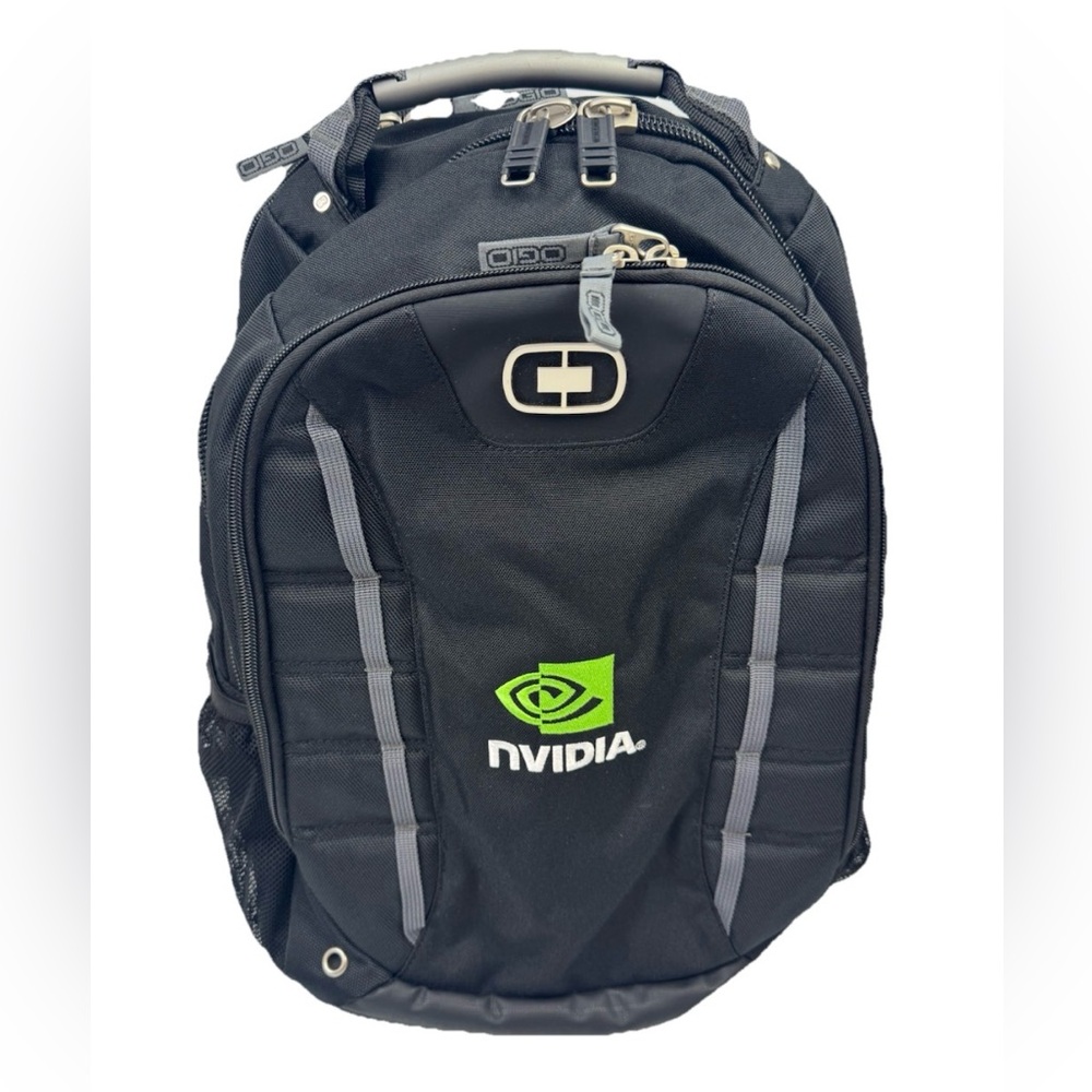Ogio Pursuit 417054 17" Laptop Backpack Black NVIDIA Logo Travel School NWOT